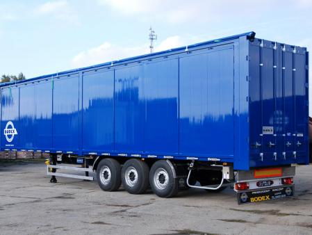 Naczepa z ruchomą podłogą i drzwiami bocznymi | BODEX